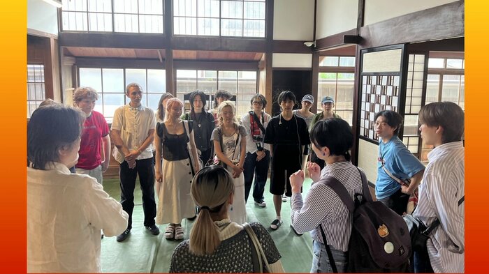 県内各地を訪れたリズディの学生たち