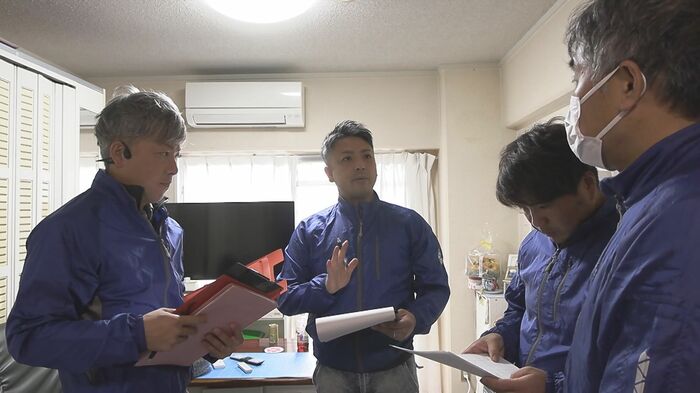 スタッフと作業の「基本方針」確認