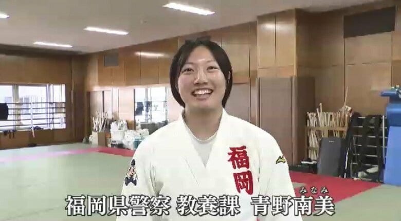 女子柔道でロス五輪出場目指す 福岡県警の青野南美巡査長 メダリスト日下部基栄さんの薫陶受け「この子は絶対強くなる」|FNNプライムオンライン
