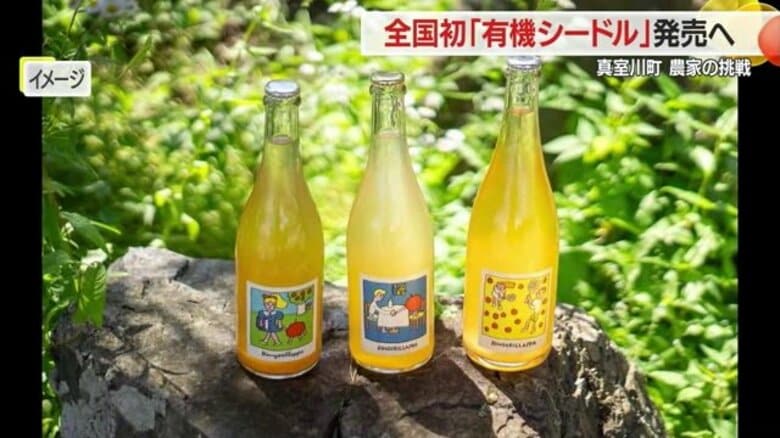 JAS認証のリンゴ酒「有機シードル」発売　祖父の夢を引き継いだ真室川町の農家の挑戦【山形発】｜FNNプライムオンライン