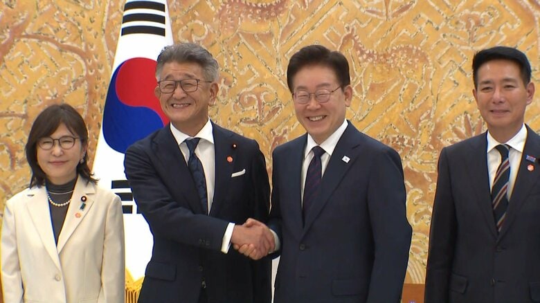 日韓議連・武田会長が李大統領と会談　日本と韓国　「近くて近い」関係目指し連携強化で一致｜FNNプライムオンライン