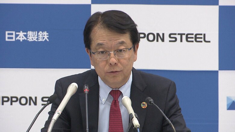 日本製鉄・森副会長　USスチール買収は「できるだけ早いタイミングで」｜FNNプライムオンライン