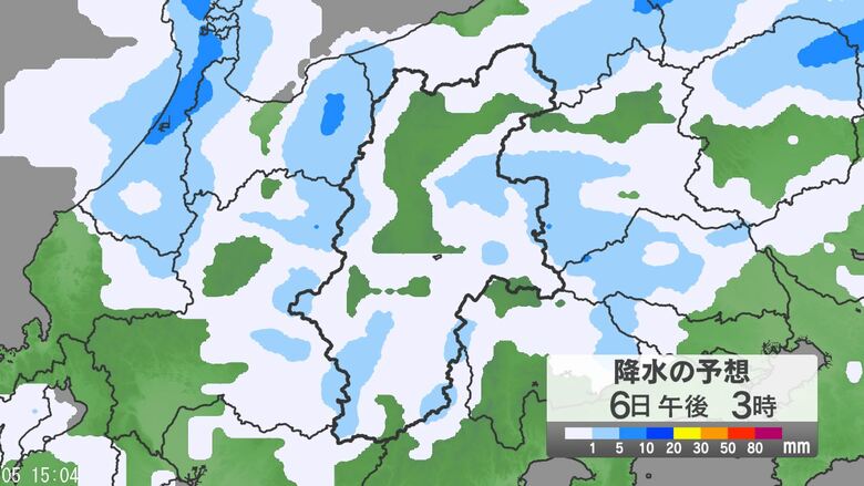 関東甲信地方で「警報級の大雨」の可能性　大気の状態が非常に不安定　24時間予想降水量は関東地方北部・南部80ミリ、甲信地方60ミリ（6日午後6時まで・多い所で）｜FNNプライムオンライン