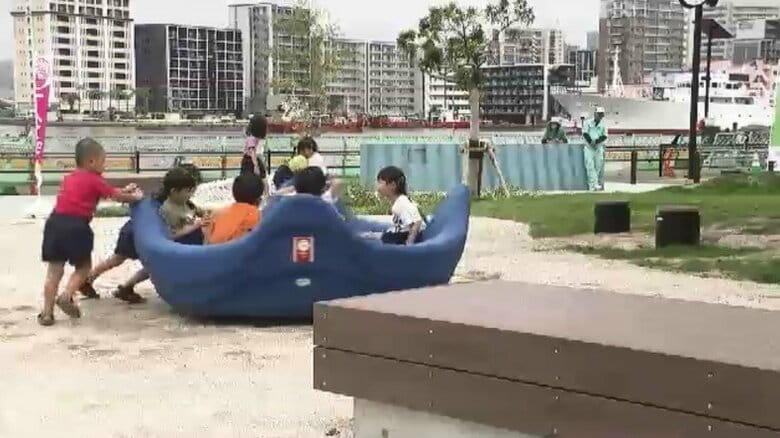 「あと10回遊びたい！」みんなが安心して遊べる「子ども広場」が誕生　見守りやすいように配置に工夫　全7区に設置へ　福岡市｜FNNプライムオンライン