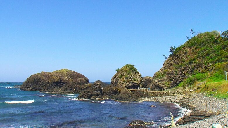 越前松島で最も大きい大島