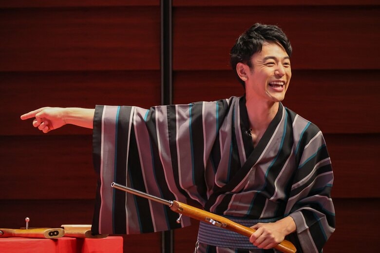 イベント中の「射的」での一コマ