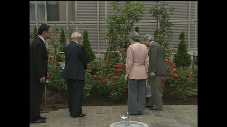 2005年にお忍びで「ねむの木の庭公園」を訪問された上皇ご夫妻