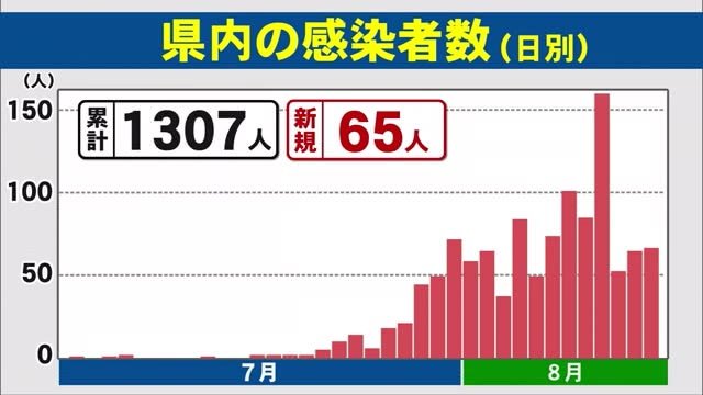 沖縄 12日の感染者は65人 警戒レベルの引き上げ、緊急事態宣言の延長は13日議論