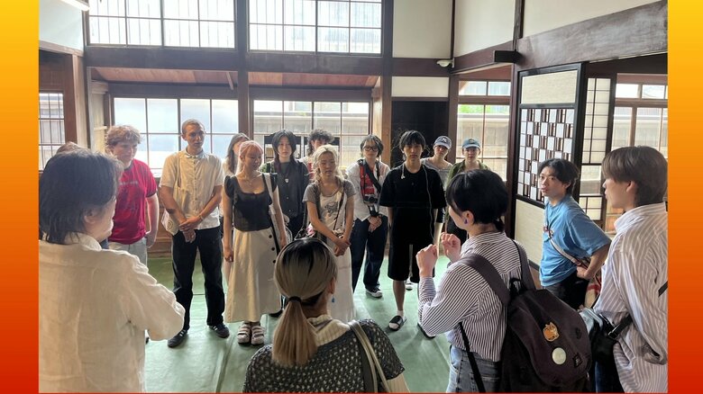 県内各地を訪れたリズディの学生たち