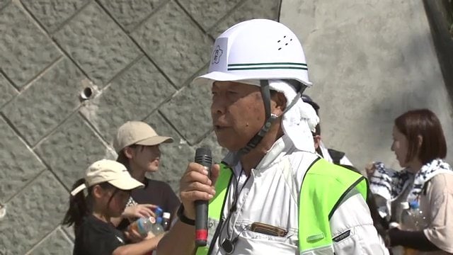 内町自主防災会の馬目太一会長　運動会の種目に防災を盛り込む