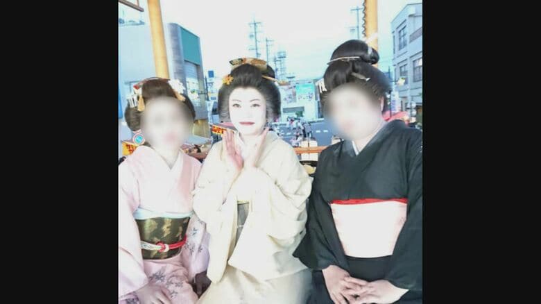 置き屋「ひでの家」の芸者たち（画像提供：椎名さん）