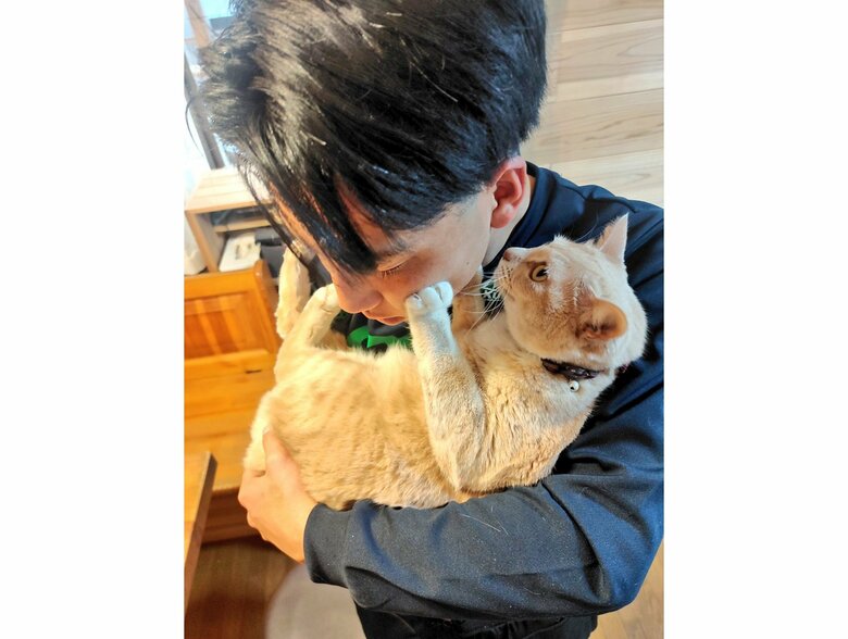 お兄ちゃんとナナちゃん（提供：nyaokoさん）