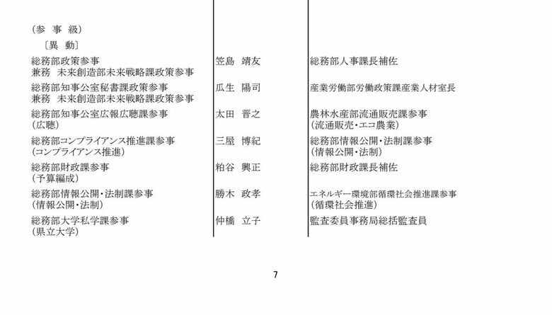 参事級