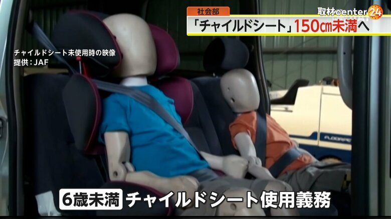 JAFが行ったシートベルト未使用時の実験映像