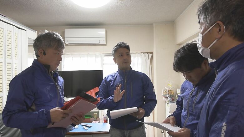 スタッフと作業の「基本方針」確認