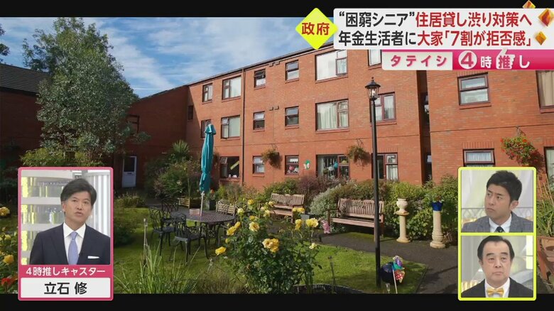 イギリスでは「シェルタードハウジング」という高齢者住宅が。イングランド中部のある住宅では、週1000円～3000円で入居できる