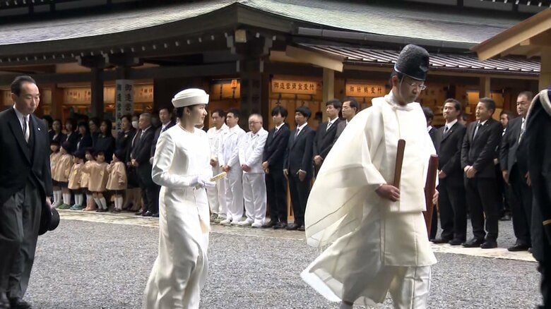 伊勢神宮の内宮を参拝された　3月26日