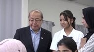 新田知事 外国人ルーツの青少年と意見交換 多文化共生条例の制定に向け課題などを確認