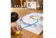 「弟が大きくなったらもっと一緒に遊べるよ」2歳姉が持ってきたのは“エアポンプ”!? かわいいお姉ちゃんぶりを聞いた