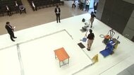 盛岡市で11年ぶりに開催　JRの清掃技術競技会　制限時間15分　岩手県