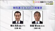 2021衆院選公示 大分3区 「8回目のライバル対決」