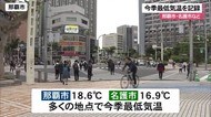 県内各地でけさ最低気温を記録