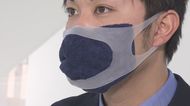 “びよ~ん”と伸びる素材が気持ちいい…肌との隙間を塞ぐ“マスクカバー” ハンカチで“即席”も