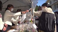 延岡商業高校 生徒たちが販売実習「桜マーケット」 宮崎県