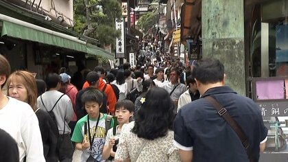 ゴールデンウイーク最終日も各地で人・人・人　帰国ラッシュもピーク…「しらす丼」に行列　“リンゴ皮むき”や“鳴きまね”大会も