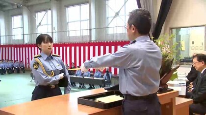 岩手県警の警察学校で卒業式　新人警察官33人が決意「県民守るため職務にまい進」