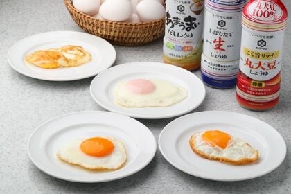 目玉焼きにかける調味料の人気No.1はしょうゆ!