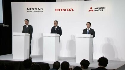 「シナジー効果想定以上」ホンダと日産が2026年の経営統合目指し協議開始！売上高30兆円営業利益３兆円超え企業目指す　三菱自も参加検討