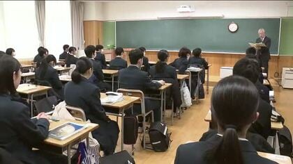 福島県立高校入試　前期選抜試験はじまる　雪の影響で一部で開始時間繰り下げも　受験生が学力試験に挑む　