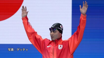 【速報】競泳男子200ｍ平泳ぎ決勝で花車優が5位、渡辺一平が6位入賞　地元マルシャンがオリンピックレコードで優勝