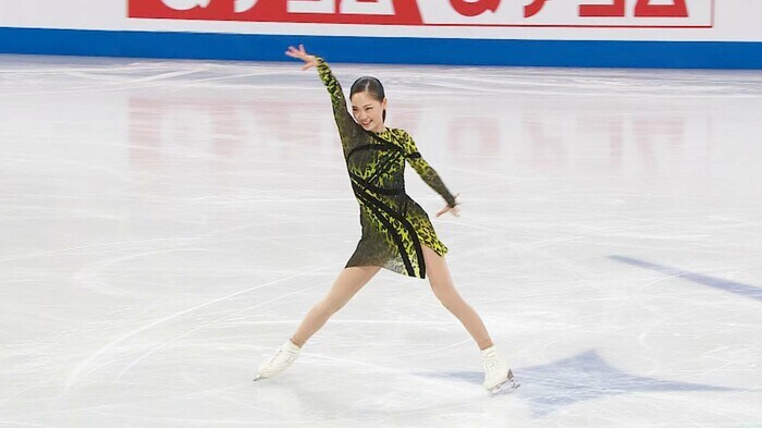 スピン・ステップ全てで最高評価を得た吉田陽菜のショート(2024年世界選手権)
