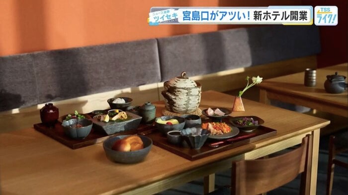 瀬戸内の食材をふんだんに取り入れたコース料理