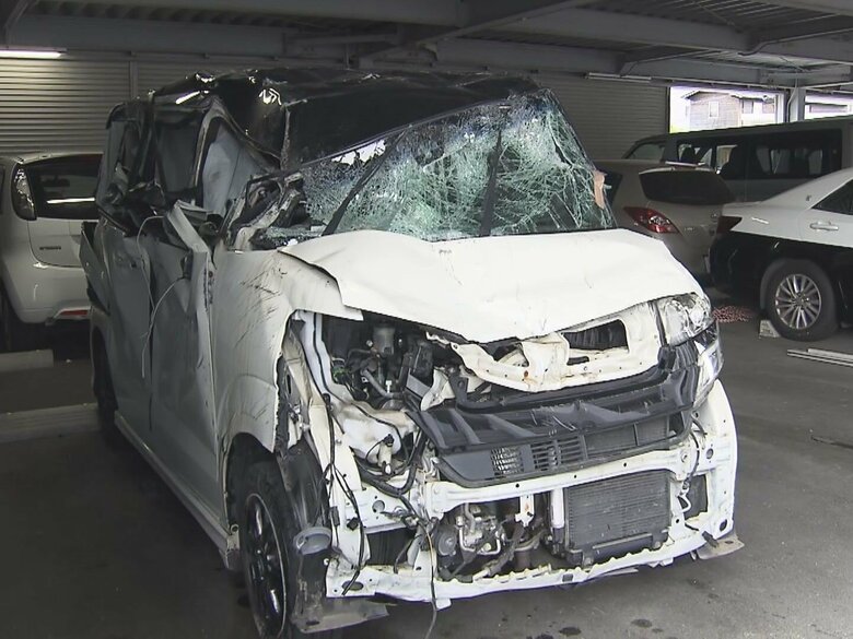 運転していたのは誰だったのか…15歳～17歳の少年少女4人が乗った軽乗用車が石垣に衝突し横転 全員がケガ｜FNNプライムオンライン