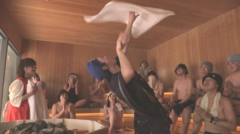 音楽と香りが織りなす15分間…サウナが舞台の「アラビアンナイト」 サウナの常識を覆す「ミュージカル熱波」を体験｜FNNプライムオンライン