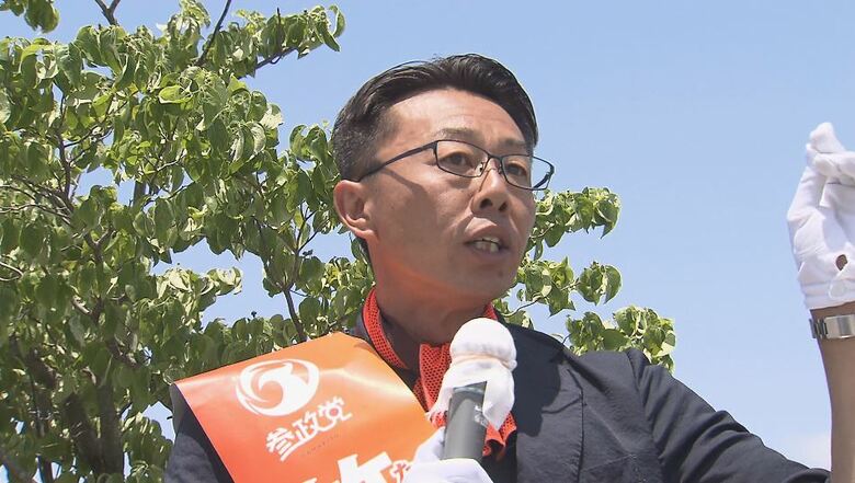 参政党が次の衆院選の長野2区に竹下博善さん（43）を擁立すると発表　長野県内の小選挙区で初の公認候補に　7月の参院選長野県区で18万5000票余り獲得｜FNNプライムオンライン