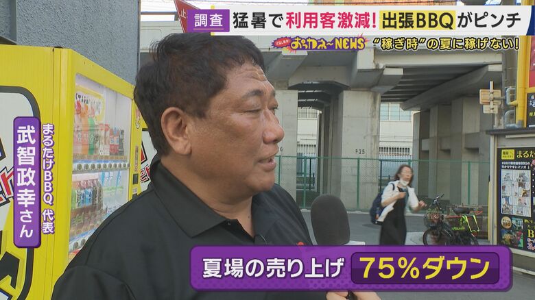 まるたけBBQ代表 武智政幸さん