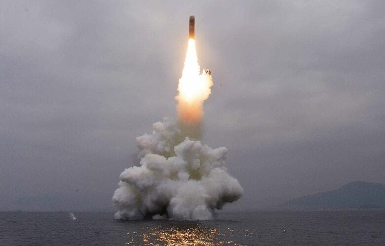 2019年10月2日に発射された北朝鮮のSLBM