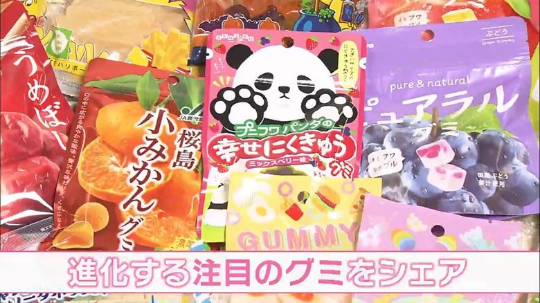 「梅干しグミ」に「シロップ入りグミ」…個性豊かなグミが集結した「グミウイーク2020」が開催