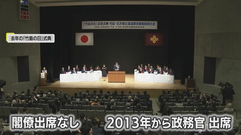 「竹島の日」式典（2025年）