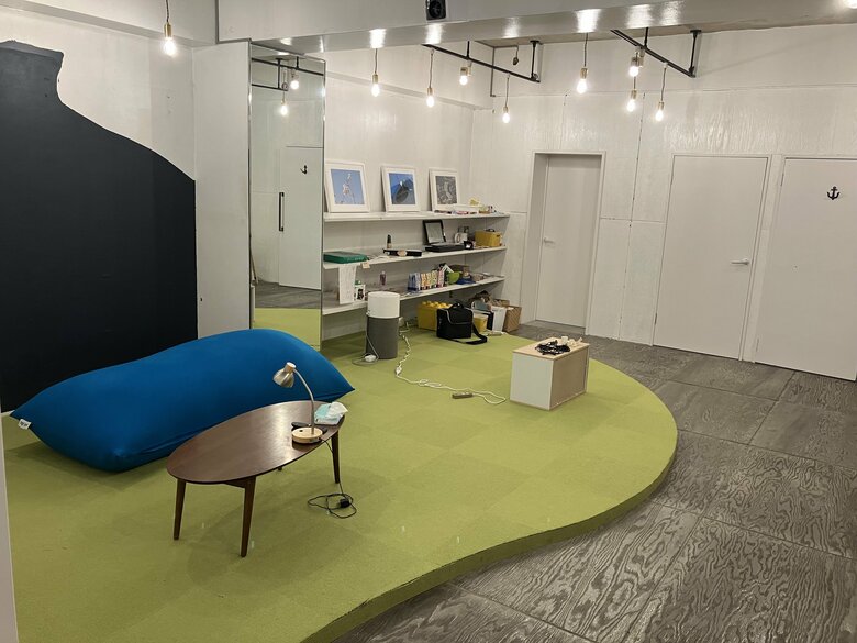 ゆっくりくつろげるスペースも