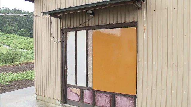 2023年8月　福島県磐梯町では倉庫がクマに荒らされる被害