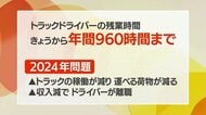 物流の「2024年問題」残業時間の規制始まる 生活にもさまざまな影響が　運送会社の対応は【山形発】