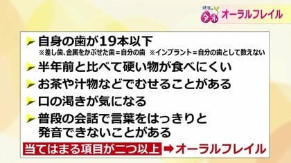 “口の衰え”は体の衰え20代から注意！　「オーラルフレイル」セルフチェックのポイントと対策