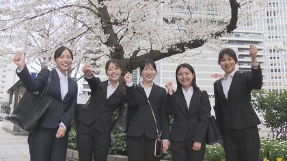 新入社員「寝坊だけはしないようにしたい」新年度がスタート 新社会人や新入生の新たな一歩を“ナナちゃん”も応援