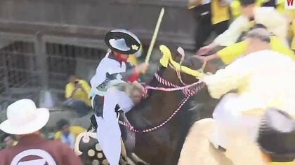 殺処分で“動物虐待”の声も…伝統・上げ馬神事に改善勧告「馬を威嚇する行為をやめ、人も馬もケガをしない環境を」