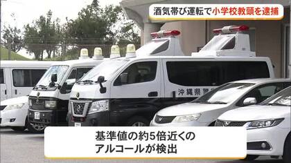 酒気帯び運転で小学校教頭逮捕